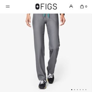Figs Livingston Basic Scrub Pants, color Granite, size XS